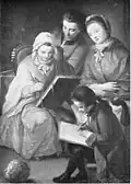 Oesers Kinder. Gemälde Oesers von 1766