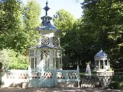 Der chinesische Pavillon im Park