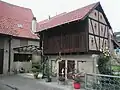 Schuppen in den „Burggärten“