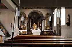 Der Innenraum der Pfarrkirche