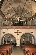 Blick in die „Alte Kirche“ und Orgelbühne