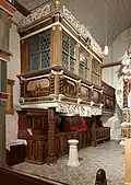 Patronatsloge in der Kirche von Meisdorf