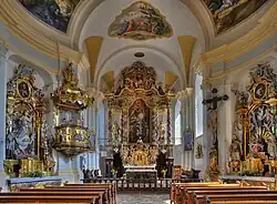 Innenansicht der Dorfkirche von Rohrdorf