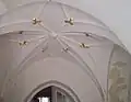 Eingangsraum der ehem. Unterburg als Foyer in der Kirche