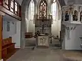 Innenraum der Kirche, April 2016