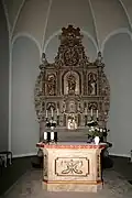 Altar in der Kirche St. Hubertus