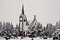 Friedhofskapelle im Winter