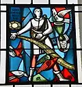Neuere Scheibe, Sämann der Evangelisch reformierten Landeskirche Bern