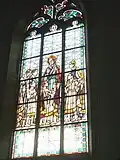 Bleiglasfenster mit Bildnis St. Felizitas