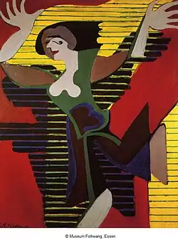 Ernst Ludwig Kirchner: Springende Tänzerin, Gret Palucca, 1931