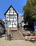 Altstadt Kettwig Kirchtreppe vom Tuchmacherplatz gesehen