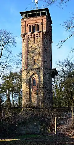 Klütturm um 1900 und 2015