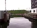 Nordwestliche Bastion an der Verbindung zum Fluss Dange (2009)