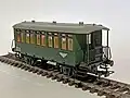 Ein seit den 1960er Jahren erzeugtes Modell des Wiener Stadtbahnwagens