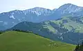 Kleiner und Großer Wildkamm, Hohe Veitsch (v.l.n.r) von Südwesten (Hochanger)