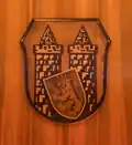 Wappen im Hofer Rathaus, kleiner Sitzungssaal