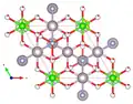 mit Blickrichtung parallel zur c-Achse