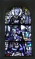 Kirchenfenster in der Pfarrkirche Liesing von Martin Häusle (2006)