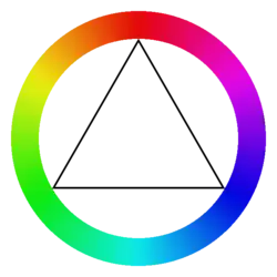 Triade der Grundfarben