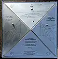 Sonnenuhr auf dem Nordost-Pfeiler
