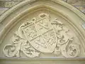 Werthern-Wappen über der Gruft