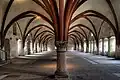Dormitorium im Kloster Eberbach, im Film das Skriptorium[13]