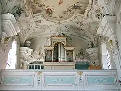 Klosterkirche Paring: Empore mit Orgel