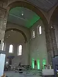 Inneres der Klosterkirche. Blick von der Vierung zum Chor