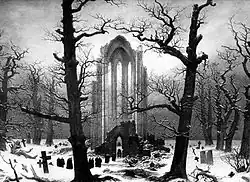 Caspar David Friedrich: Klosterfriedhof im Schnee (1819)
