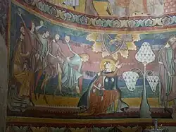 „Die Steinigung des Heiligen Stephanus“; 1160er Jahre; Stiftskirche St. Johann (Val Müstair, Kanton Graubünden, Schweiz)