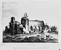 Ruine der Klosterkirche von Süden 1820