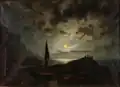 Klippe im Mondlicht, 1868