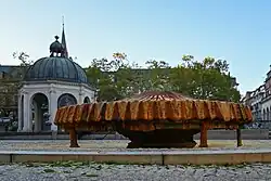 Kochbrunnen auf dem Kranzplatz