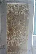Portugiesischer Grabstein aus dem Jahre 1634