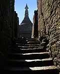 Aufstieg zum Zentralstupa