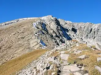 Kogelseespitze Südflanke ab Gufelseejöchl