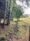 Trockener Abfluss Kohlbach bei Gröben