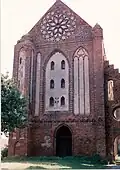 Westgiebel der Klosterkirche
