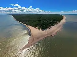 Kap Kolka aus der Luft