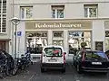 Hauswand am Gottesauer Platz in Karlsruhe
