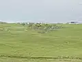 Die verlassene alte Siedlung Heima í Húsi an der Ostküste.