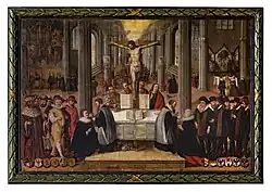 Konfessionsbild in der Stadtkirche Bopfingen