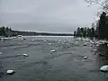 Die Siikakoski-Stromschnelle bei Konnevesi