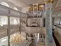 Blick zur Orgel