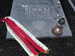 Konstanty Rokicki (1899–1958) Vizekonsul in Bern 1939–1945, Holocaust-Retter. Grab auf dem Friedhof Friedental, Stadt Luzern