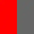 Den einfachsten, stärksten und wichtigsten Qualitätskontrast bildet z.&nbsp;B. die reine, leuchtende Farbe Rot neben einem gleich hellen Grau.