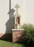 Altarkreuz an der Pfarrkirche St. Amandus