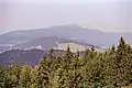 Blick vom Kopanina zum Jeschken