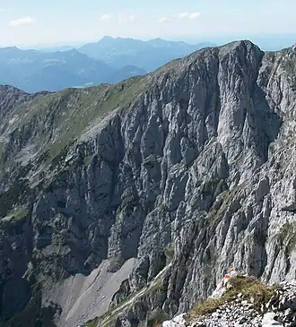 Kopfkraxn von Südosten, gesehen vom Tuxeck