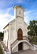 Kapelle und Mausoleum der Familie Zaleski aus der ersten Hälfte des 19. Jahrhunderts auf dem Friedhof von Veliuona